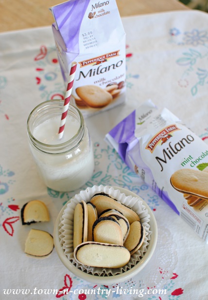 Milk and Milano Cookies