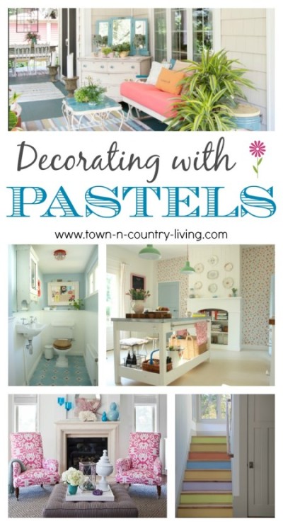 Decorating with Pastels. 12 beautiful examples!