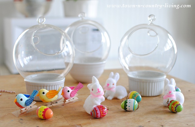 How to make Easter globes