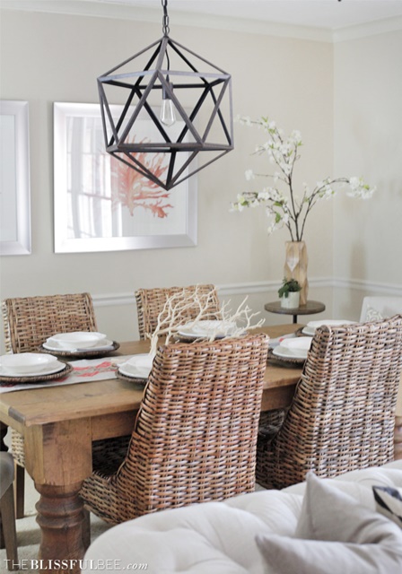 Neutral Style Dining Room