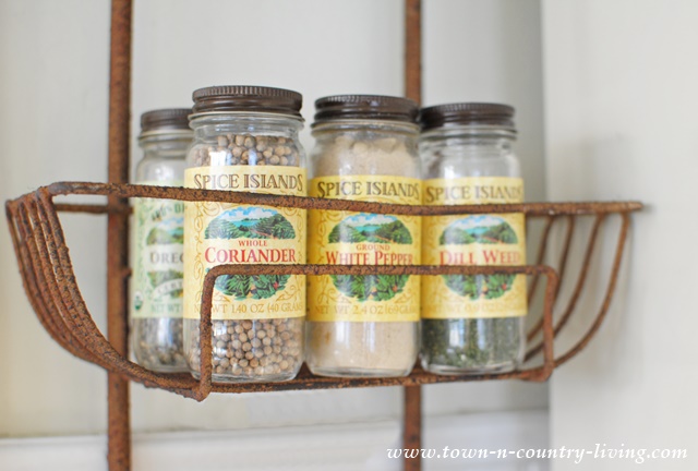 Organize Your Kitchen Spices with a Wall Basket Hanger