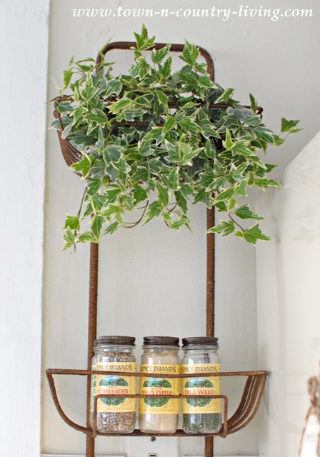Rustic Wall Basket Hanger from Decor Steals