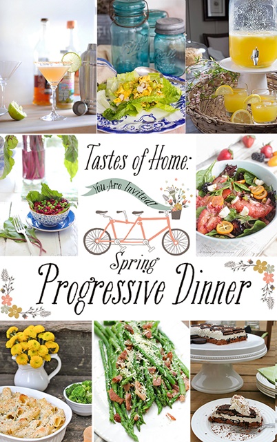 Tastes of Home Spring Progressive Dinner