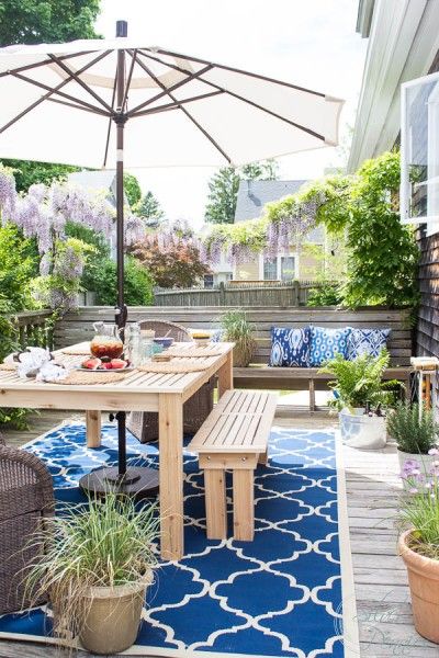 Summer Deck with Coastal Style by Finding Silver Pennies