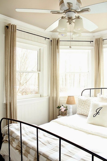 Charming and Neutral Guest Bedroom