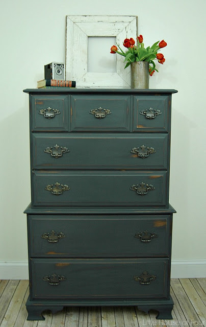 Before and After Painted Dresser