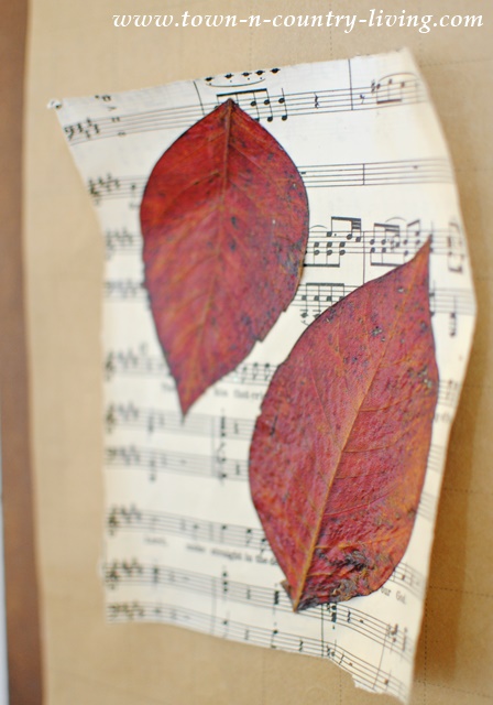 DIY Fall Leaf Art